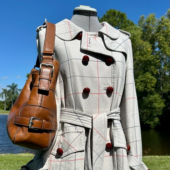 MICHAEL Michael Kors Brookville Caramel Leather Slouchy Hobo Shoulder Bag 2008 - Picture 5 of 15